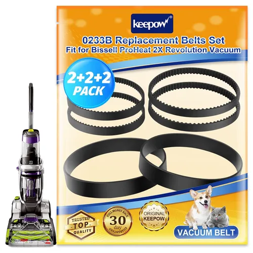 Vista 11 de KEEPOW 1606428 - Correa de repuesto compatible con modelos Bissell ProHeat 2X Revolution 1548 1550 1551 35799, paquete de 2