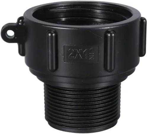 Vista 14 de Accesorios de bolsa para tanque de agua, adaptador de tanque de asas IBC Adaptador de transferencia de 2 pulgadas al conector de montaje de manguera