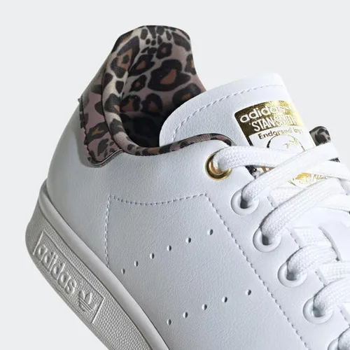 Vista 7 de adidas Zapatos Stan Smith para mujer, Nube BlancoMarrón SalvajeOro Met