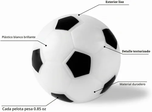 Vista 4 de Super Z Outlet Pelota de fútbol de mesa pequeña