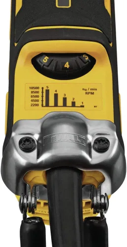 Vista 3 de DEWALT Amoladora angular con interruptor de paleta de 5 pulgadas, velocidad variable (DWE43214NVS)