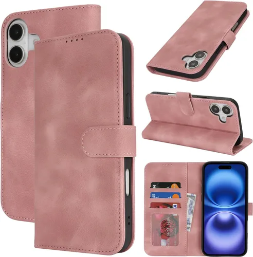 Vista 100 de Funda tipo cartera para iPhone 8 Plus iPhone 7 Plus con tarjetero para iPhone 8 Plus, funda tipo cartera para mujeres y hombres, de piel sintética