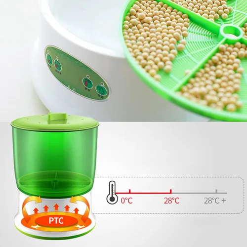 Vista 2 de Kit de cultivo de brotes de frijol, máquina de brotes de frijol, máquina de brotes de frijoles de gran capacidad, grado alimenticio, alta seguridad