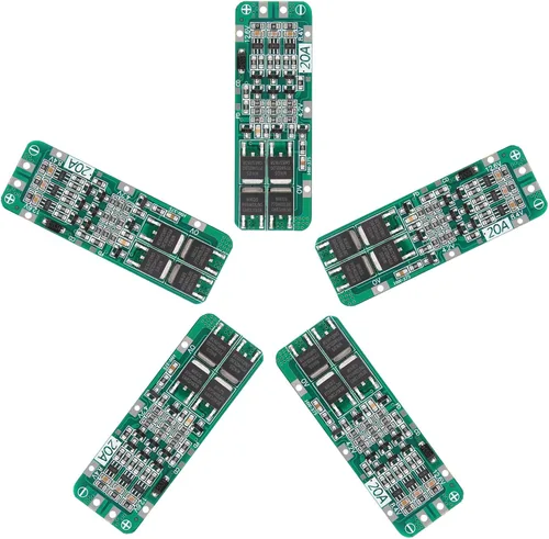 Vista 2 de ACEIRMC 5 unids 3S 20A Li-ion Batería de litio 18650 Cargador PCB BMS Tablero de Protección 12.6V Módulo
