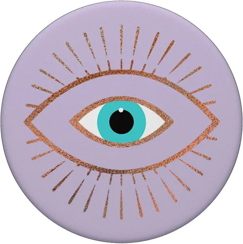 Vista 3 de Rose Evil Eye Light PopSockets PopSockets PopGrip: agarre intercambiable para teléfonos y tabletas