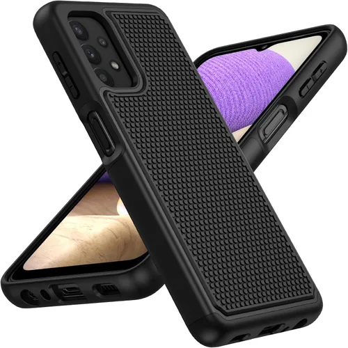 Vista 10 de Funda para Galaxy S21 FE 5G: Funda para teléfono S21 FE Samsung Cubierta protectora de doble capa de servicio pesado rugosa resistente a prueba