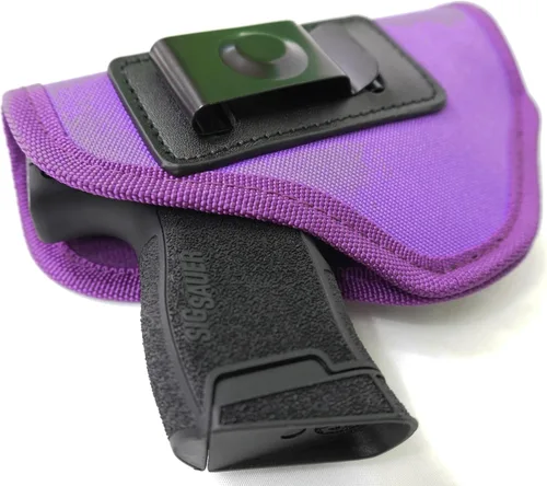 Vista 9 de Funda de transporte oculta para Walther Ruger Sig IWB, color morado