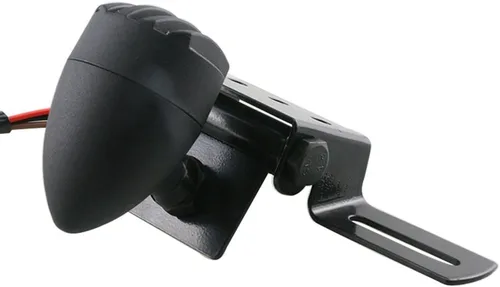 Vista 4 de KATUR 1 lámpara de freno para motocicleta de 12 V 10 W, licencia de freno compatible con Chopper Bobber Cafe Racer, carcasa de acero bala Motos