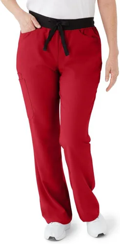 Vista 12 de ave. Women's Coastal Seven Pocket Bootcut Scrub Pant Negro