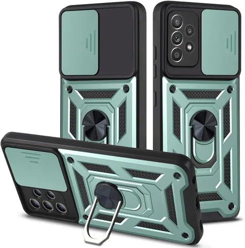 Vista 95 de Compatible con Tecno Pova Neo 2 Bracket Shell, con cubierta deslizante para lente de cámara compatible con Tecno Pova Neo 2 LG6n Case Negro