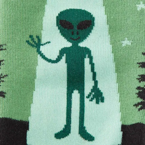 Vista 72 de Sock It To Me - Calcetines con diseño de extraterrestres y del espacio para hombre
