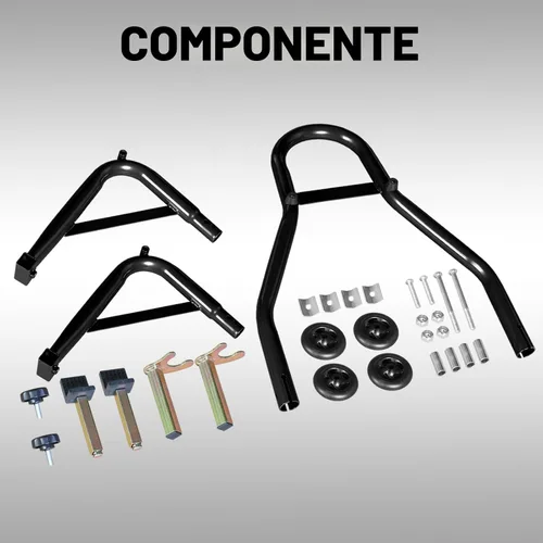 Vista 6 de Jack Boss Caballete de motocicleta, soporte de rueda trasera combo, capacidad de 500 libras, soporte de basculante para paddock para moto deportiva