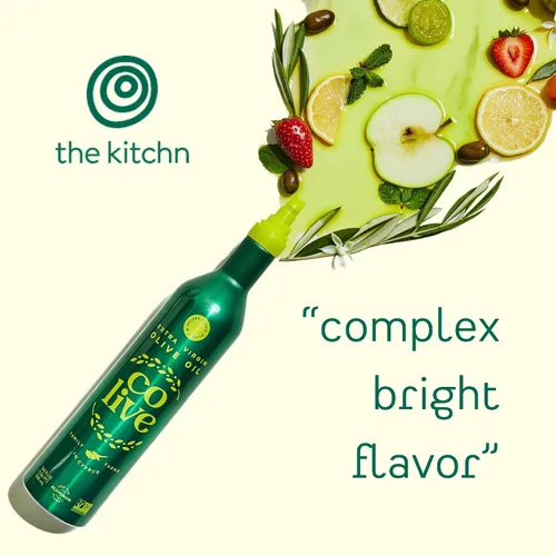 Vista 3 de Colive Aceite de oliva virgen extra 16,9 fl oz (16.9 fl oz) Extracto en frío Sabor brillante y fresco De granjas familiares en Chipre