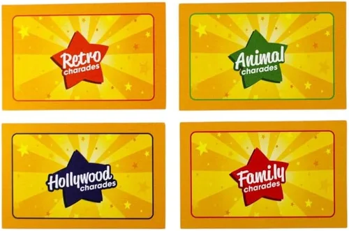 Vista 4 de Juego 4 en 1 del Compendio de Charadas Familiares por principio