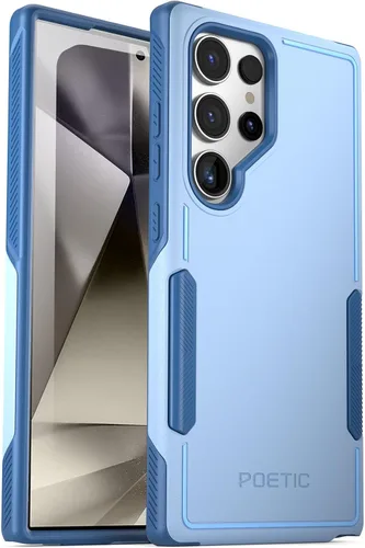 Vista 12 de Poetic Neon Series - Funda compatible con Galaxy S24 Ultra 5G de 6.8 pulgadas, doble capa, resistente, resistente, ligera, delgada, a prueba de Negro