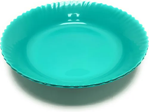 Vista 30 de Mintra Home Colección Curly (Plato de 9.75 pulgadas - 12 piezas, Azul)