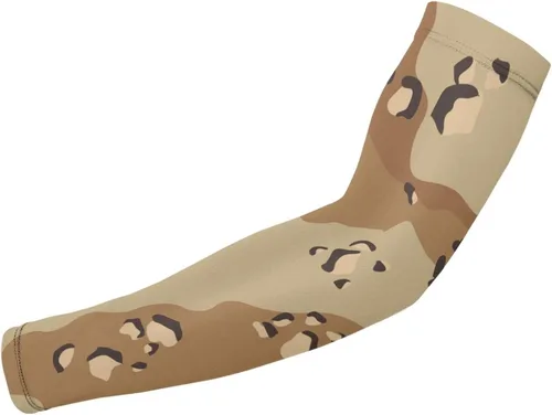 Vista 2 de Mangas de compresión para brazo de camuflaje del desierto para hombres y mujeres