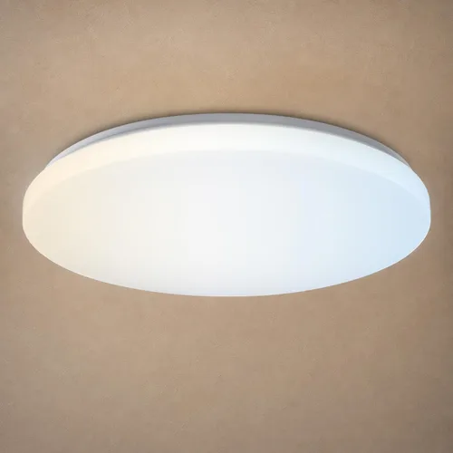 Vista 10 de Hamilyeah Lámpara de techo LED de montaje empotrado con pantalla de tela, accesorio de iluminación de cocina de 12 pulgadas, montaje de techo 5CCT