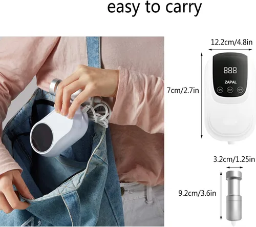 Vista 6 de Usknxiu - Limpiador ultrasónico portátil para el hogar, máquina profesional de limpieza ultrasónica sumergible, limpiador de joyas para diamantes