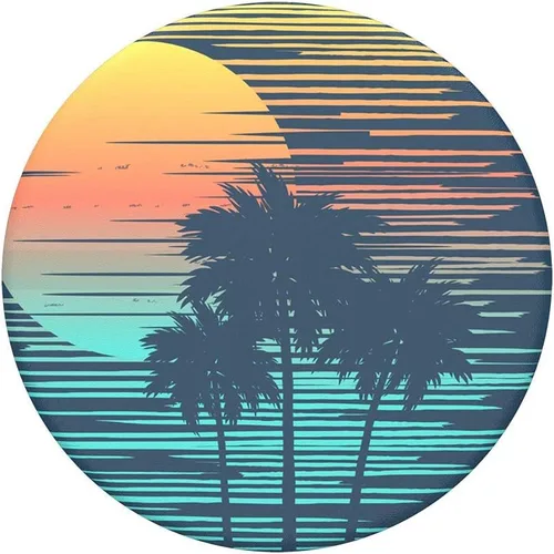 Vista 2 de PopSockets Agarre para Teléfono con Soporte Expandible, Agarre Adhesivo - Tropical Punch