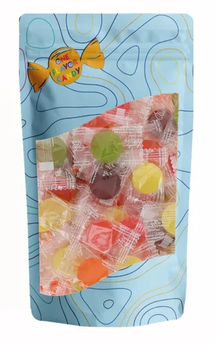 Vista 7 de One Flavor Candy Eda's Candy Clean Candies sin azúcar (sin azúcar, sin sal, sin colesterol, sin grasas trans) (mezcla de frutas surtidas) (16 onzas)