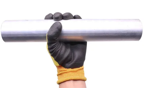 Vista 3 de VERNUOS 2" 6061 aluminio redondo Rod 12" largo, T6511, extruido, 2" diámetro