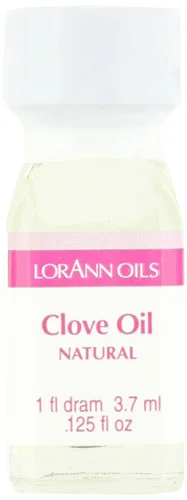 Vista 8 de LorAnn Aceite de hoja de clavo SS Sabor natural, 1 botella de dram (0.0125 fl oz - 0.1 fl oz - 1 cucharadita)