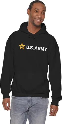 Vista 5 de ARMY Sudadera con capucha con logotipo oficial Negro