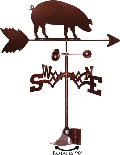 Vista 2 de SWEN Products Veleta Pig HOG Piggy (montaje ajustable incluido)