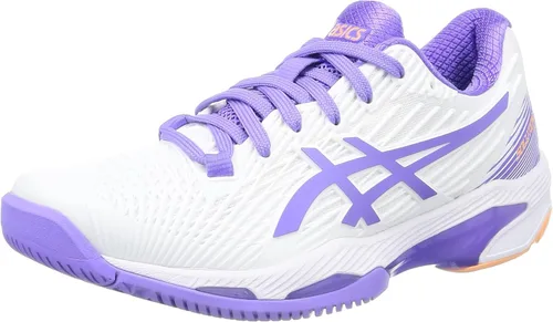 Vista 16 de ASICS Zapatillas de tenis Solution Speed FlyteFoam 2 para mujer 3-Calmante Mar Gris Azul