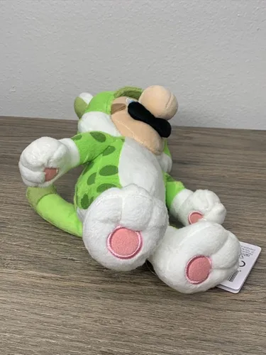 Vista 5 de Little Buddy Super Mario Neko Luigi - Peluche de gato, 10 pulgadas, multicolor