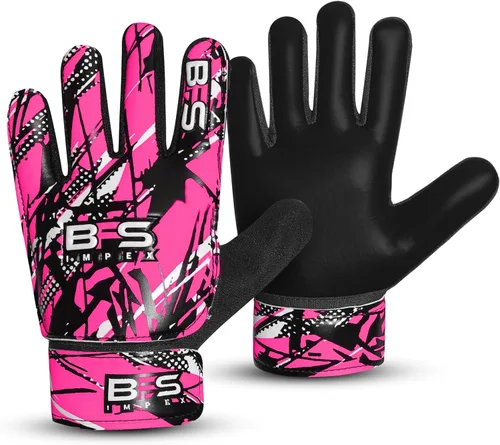 Vista 10 de Guantes de portero de fútbol para niños, guantes de portero de fútbol juvenil para niños, jóvenes y niños con palma de látex antideslizante fuerte