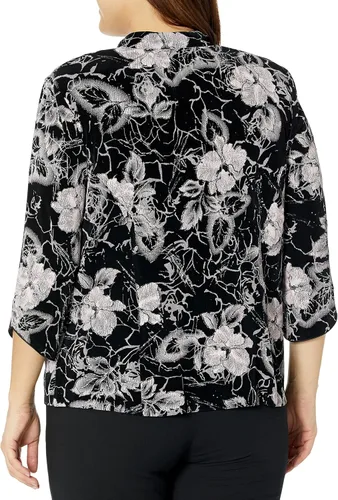 Vista 2 de Alex Evenings Conjunto de top y chaqueta para mujer