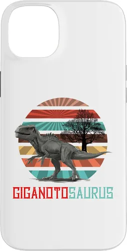 Vista 14 de Funda para iPhone 11 Pro Max Giganotosaurus Retro T rex dinosaurio prehistórico para el Día del Padre