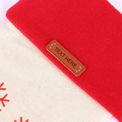 Vista 5 de Etiquetas de ropa personalizadas,Etiquetas de cuero personalizadas,Etiquetas de punto con nombre personalizado,Etiquetas de cuero personalizadas