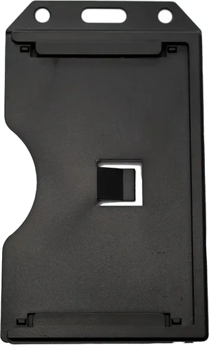 Vista 18 de Tarjetero rígido Specialist ID para múltiples tarjetas, 2 lados, Negro