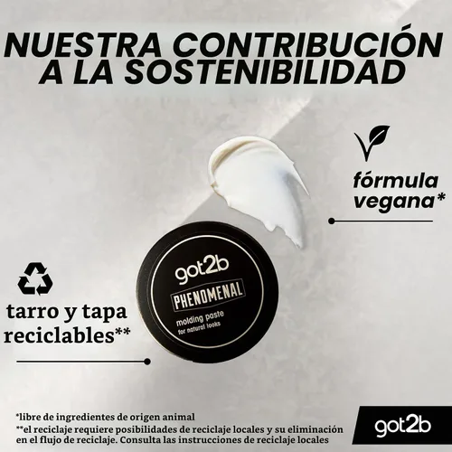 Vista 6 de Schwarzkopf got2b Pasta de moldeo fenomenal, 3.4 fl oz