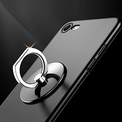 Vista 2 de Soporte de anillo de agarre para dedos Soporte giratorio [Negro] Compatible con LG G6 G7 ThinQ G8 ThinQ Stylo 3 4 V30 V35 ThinQ V40 ThinQ V50 ThinQ