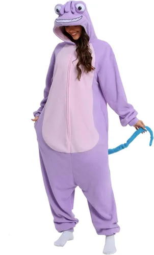 Vista 30 de BGOKTA Pijama de animal de Halloween para adultos, disfraz de cosplay, ropa para el hogar, una pieza Lty1-p