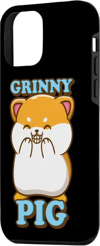 Vista 2 de iPhone 12 Mini Guinea Pig Grinny Pig Happy Guinea Pig Grinny Guinea Pig Case