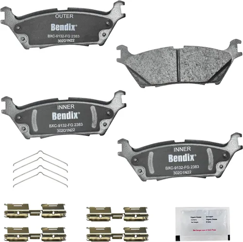 Vista 126 de Bendix Priority1 CFC154 - Juego de pastillas de freno de disco para Avanti II, Century, LeSabre, Regal, Riviera, chasis comercial, DeVille