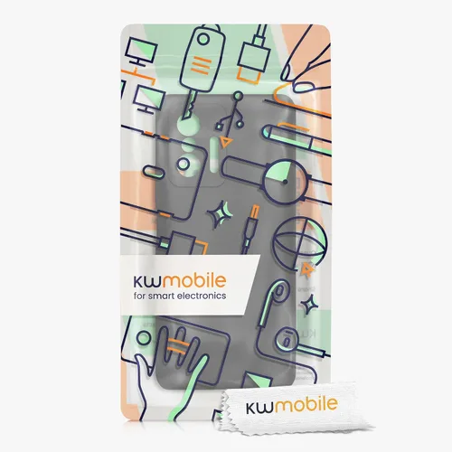 Vista 7 de kwmobile Funda compatible con Xiaomi 11T/11T Pro - Funda protectora de silicona TPU suave y delgada - Negro
