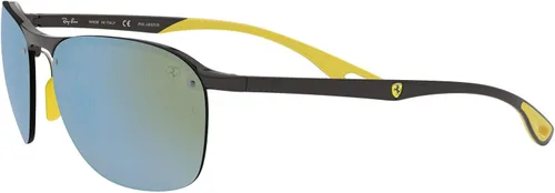 Vista 3 de Ray-Ban RB4302m Scuderia Ferrari Collection - Gafas de sol cuadradas para hombre