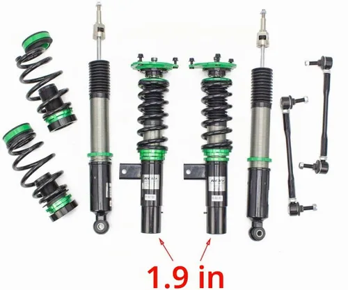 Vista 2 de Rev9 R9-HS2-033_1 compatible con Volkswagen Jetta (MK5) 2006-11 Hyper-Street II Kit de bajada de bobinas de Hyper-Street II, ajuste de nivel