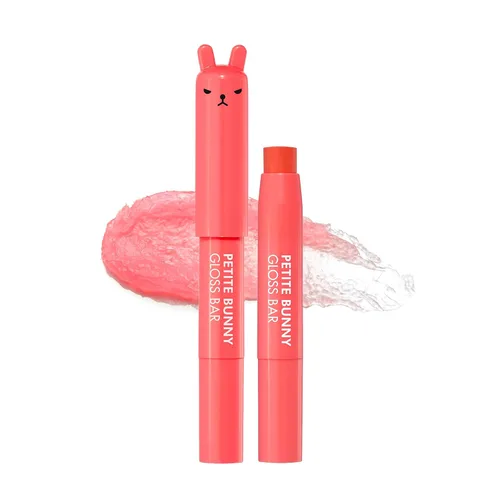 Vista 9 de TONYMOLY Petit Bunny Gloss Bar, 01 Juicy Strawberry