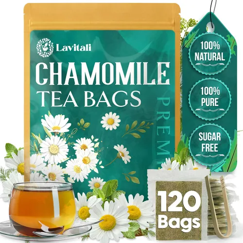 Vista 16 de Lavitali, Bolsas de té de raíz de bardana 60 bolsas, té de hierbas 100% puro Sin cafeína, bolsa de filtro ecológica rica en antioxidantes
