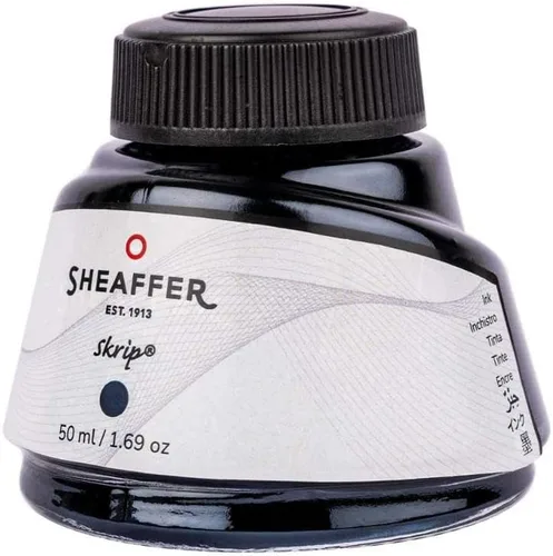 Vista 2 de Sheaffer Skrip 94211 - Tinta embotellada color azul azabache y negro, 1.7 fl oz