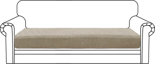 Vista 48 de ZNSAYOTX Fundas Elásticas Individuales para Cojines de Sofá Silla Cojín Fundas de Asiento de Sofá Fundas Protectoras Suaves de Reemplazo