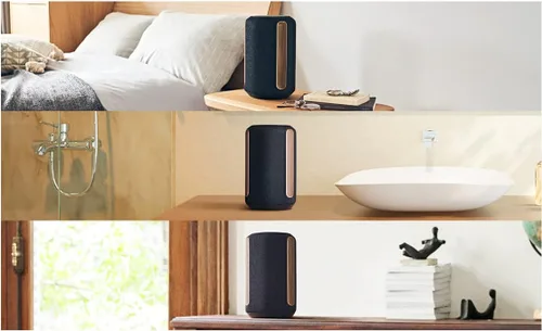 Vista 6 de Sony SRS-RA3000 360 Reality Audio Wifi/Altavoz inalámbrico Bluetooth, funciona con Alexa y Google Assistant, color negro