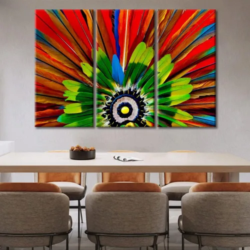 Vista 24 de TUMOVO Lienzo decorativo para pared, pósteres de escena de fantasía del universo Antara, planeta alienígena, ilustraciones de pared para paredes